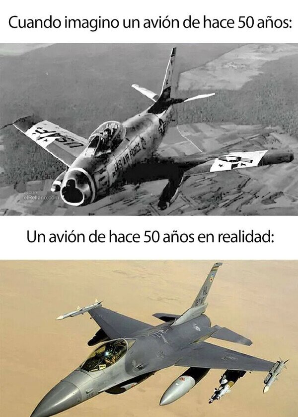 Meme_otros - Aviones de hace 50 años