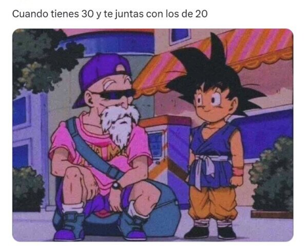 20,30,amigos,dragon ball,edad,goku,juntar