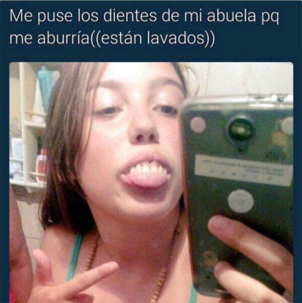 abuela,dientes,lavados,wtf