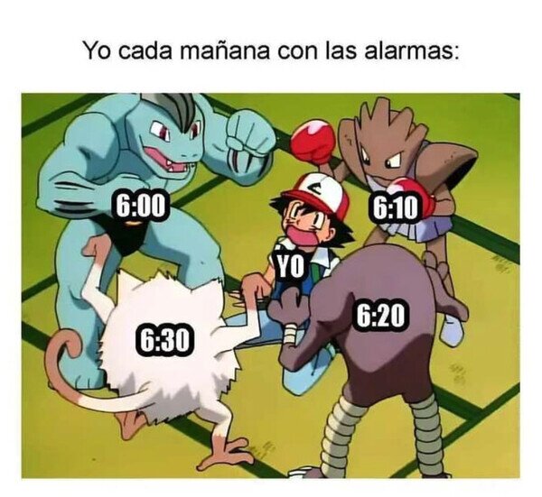 alarmas,despertar,mañana,pokemon