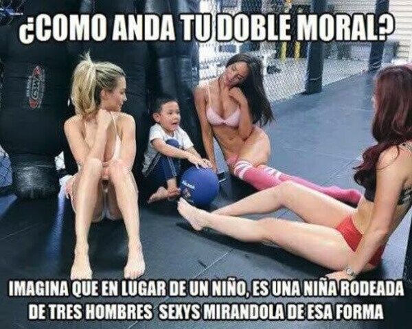 foto,moral,mujeres,niño