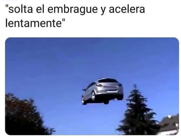 coche,embrague,soltar,volar