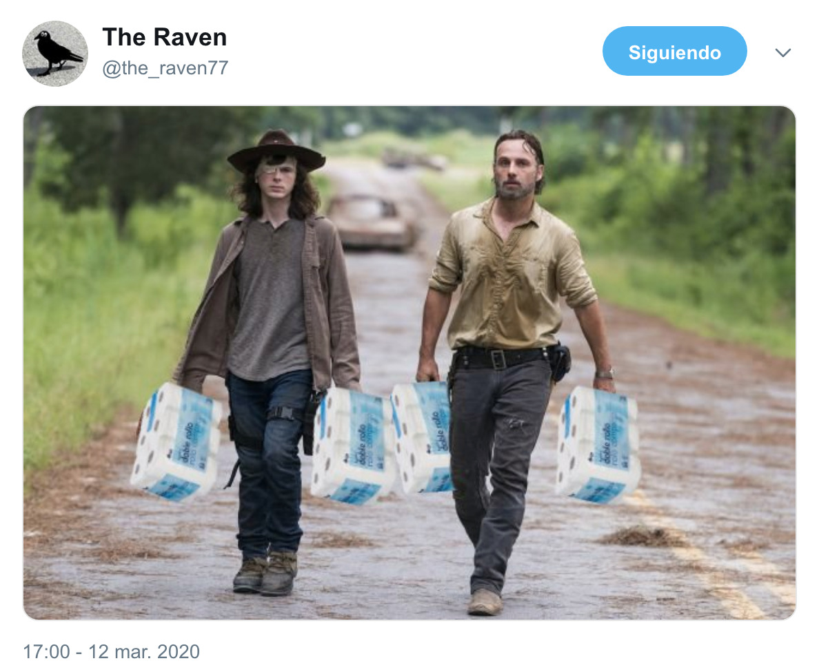 2428 - Carl y Rick volviendo del Mercadona, por @the_raven77