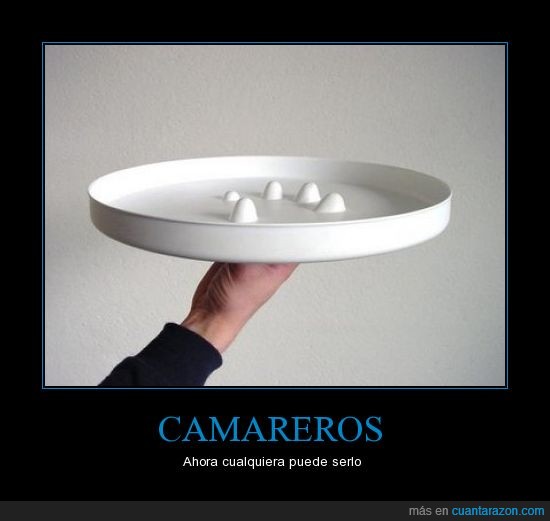 Como Se Lleva Una Bandeja De Camarero