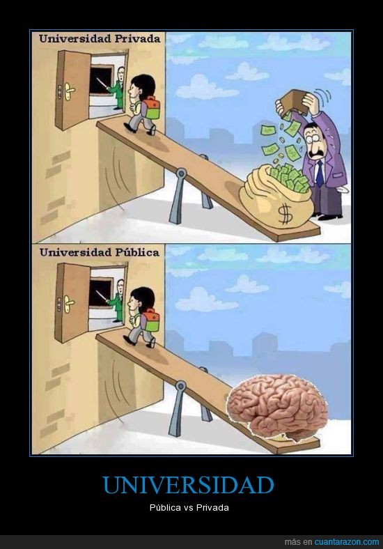 Resultado de imagen para diferencias entre educacion publica y privada