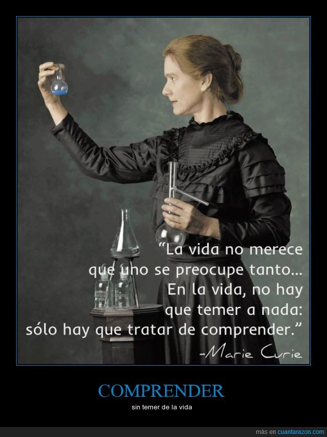 ¡Cuánta razón! / Búsqueda de marie curie en cuantarazon.com