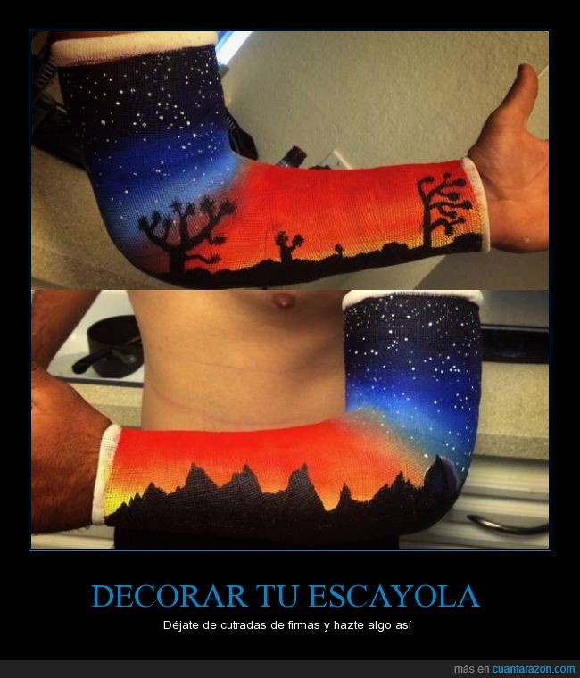 Resultado de imagen de escayola pintada