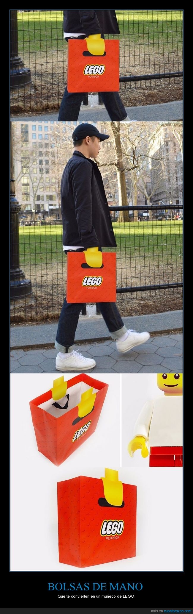 Lego Ha Creado Estas Bolsas Que Te Convierten Tus Manos En Manos De Muneco Lego