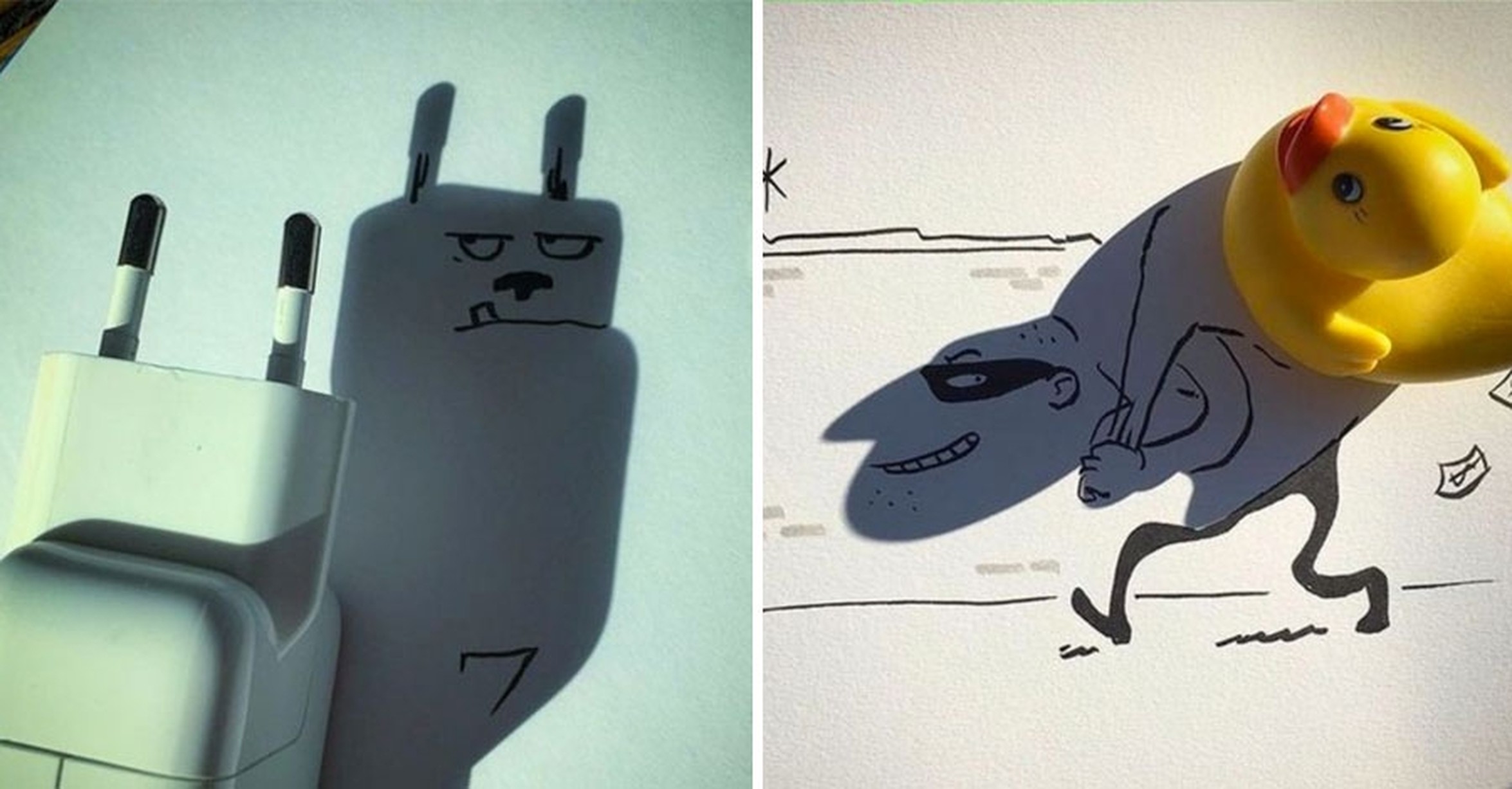 ¡Cuánta razón! / Este artista convierte las sombras de