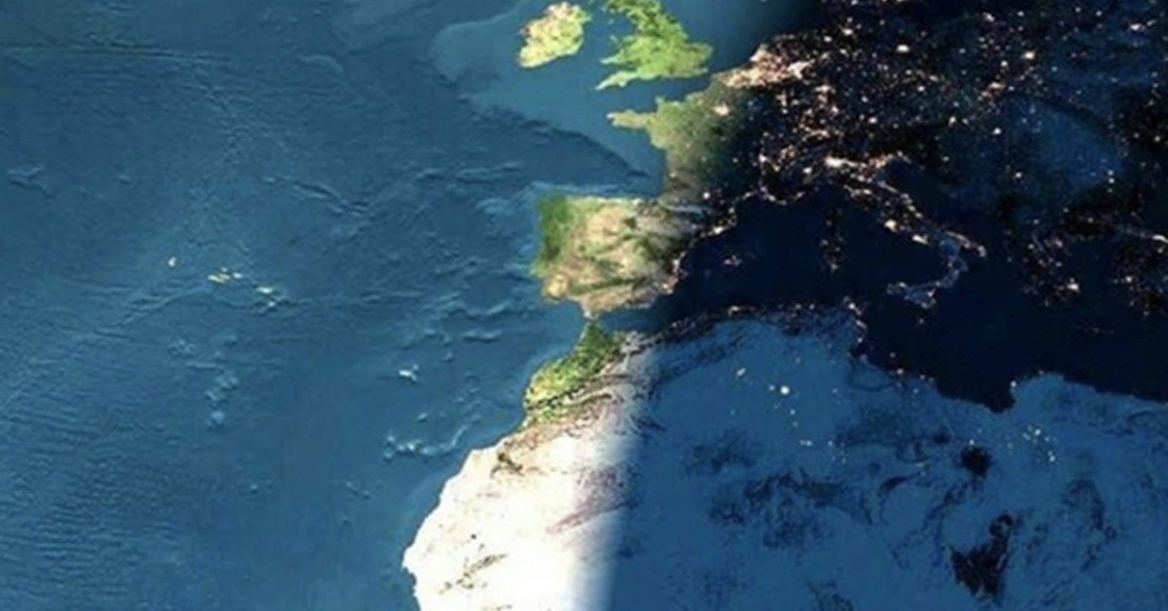 ¡Cuánta razón! / Día y noche desde el espacio