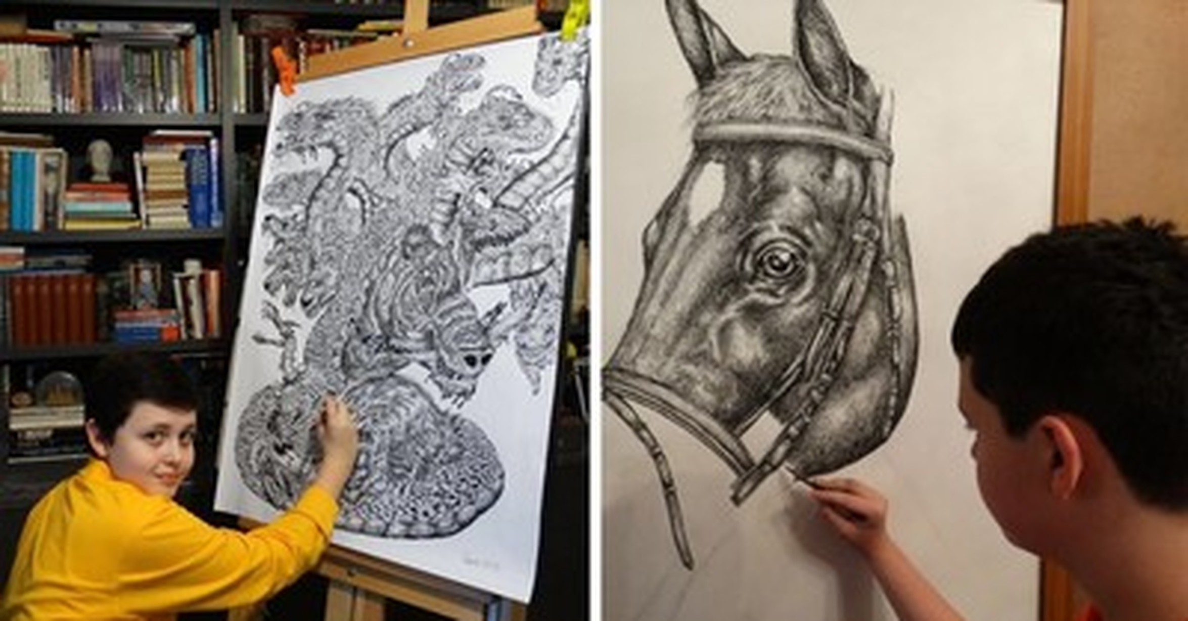¡Cuánta razón! / Tiene solo 15 años pero sus dibujos ya se