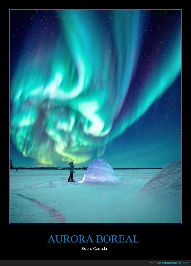 aurora boreal,canadá