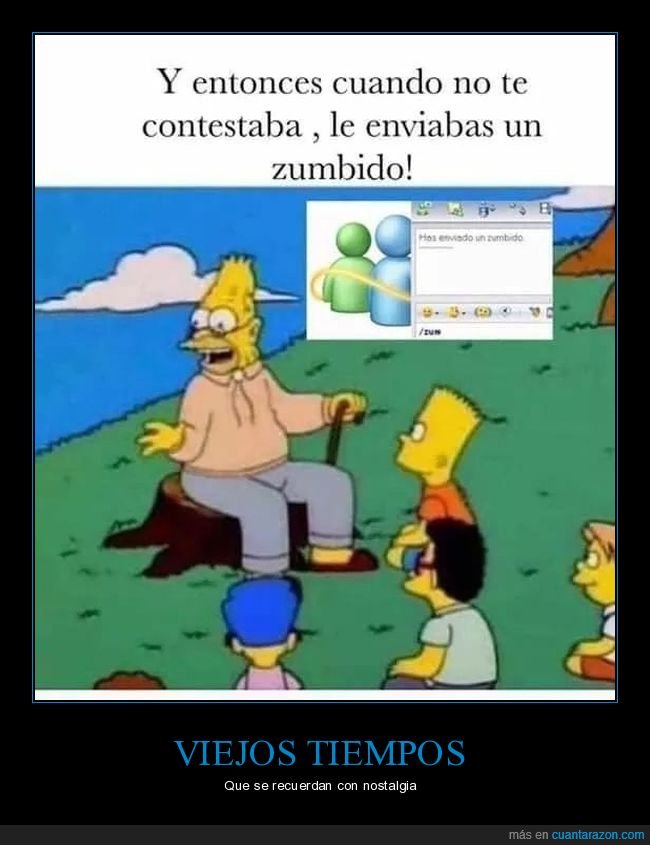 contestar,zumbido,abuelo,simpsons,messenger