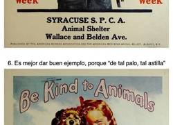 Enlace a Pósters de una campaña que promovía la bondad hacia los animales en la década de 1930