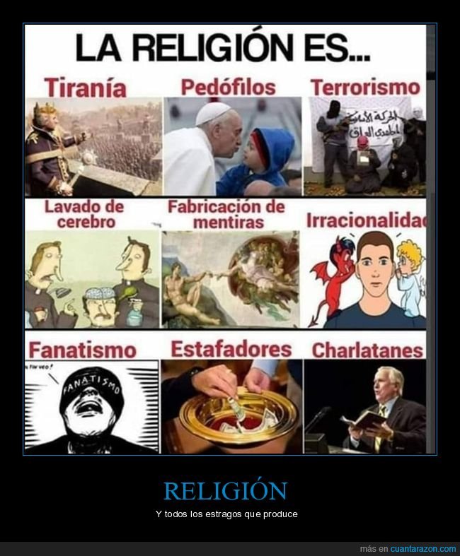 religión,estragos