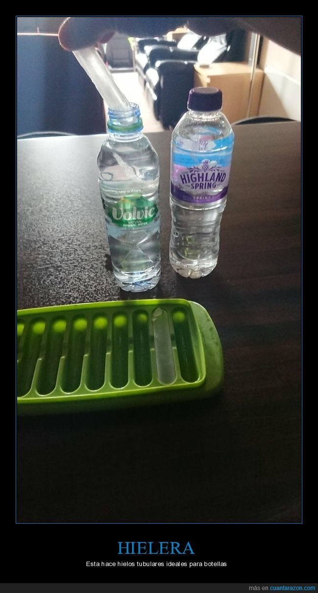 hielera,hielos,botellas
