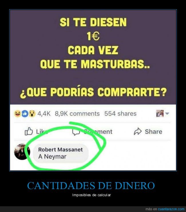 1 euro,comprar,neymar,facebook,comentario