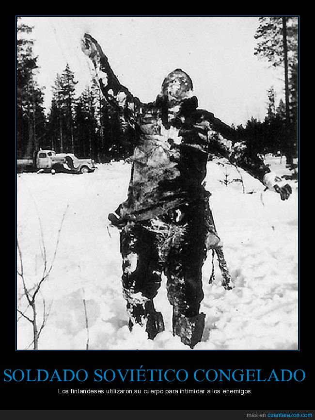 congelado,soldado,sovi&eacute;tico