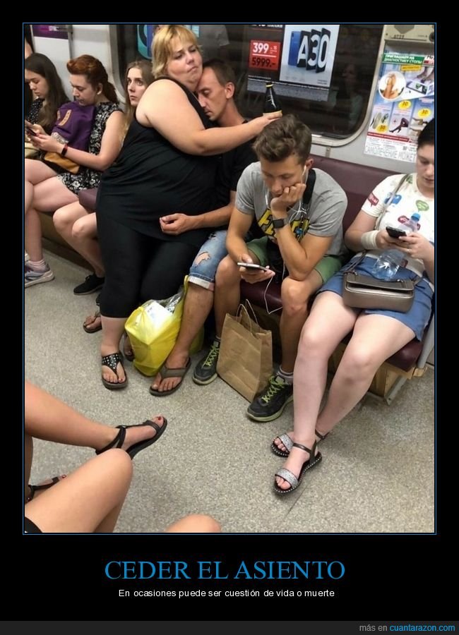 metro,pareja,sentada,wtf