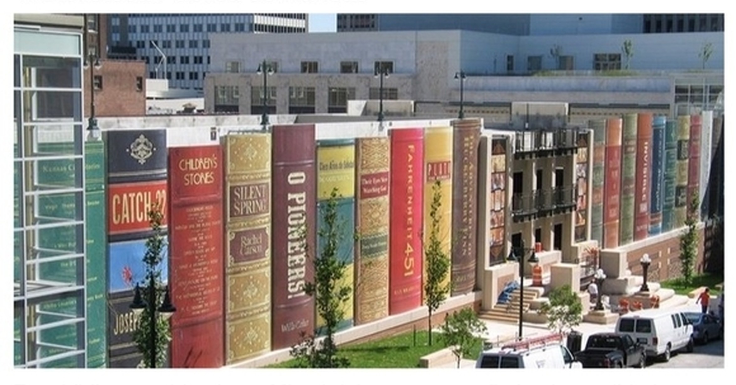 Библиотека книжная полка в Канзасе