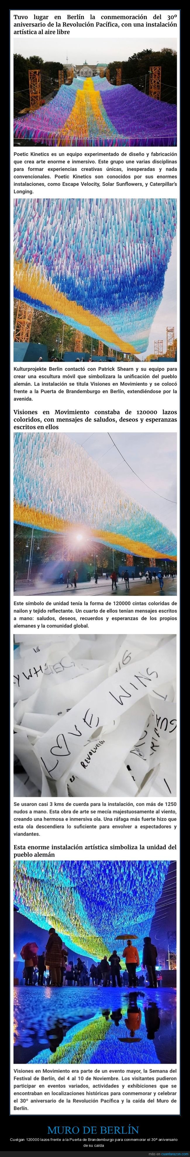 muro de berlín,lazos,conmemoración,caída,aniversario