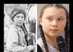 Enlace a ¿Es Greta Thunberg una viajera en el tiempo?