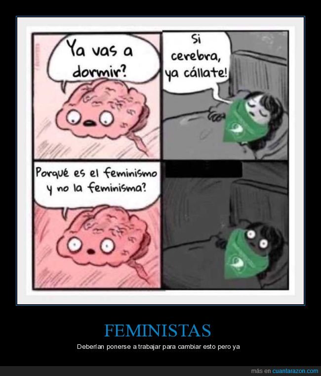 dormir,cerebro,feminismo,feminisma