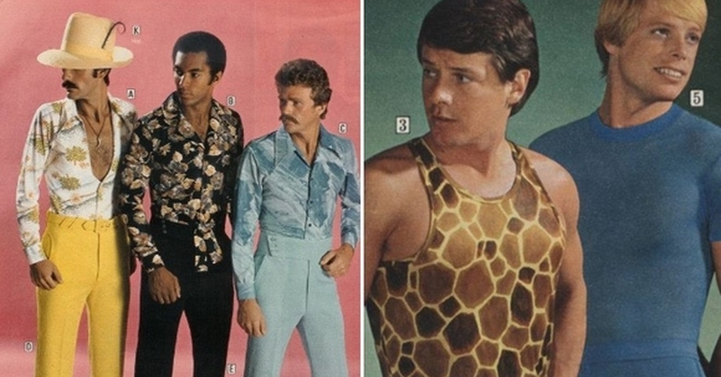 La extraña moda masculina de los años 70
