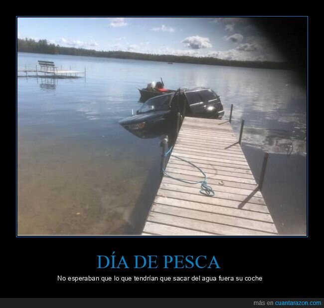 coche,agua,pesca,lago,fails