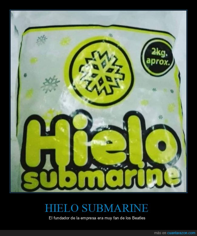 hielo,hielo submarine,yellow submarine,nombre,wtf
