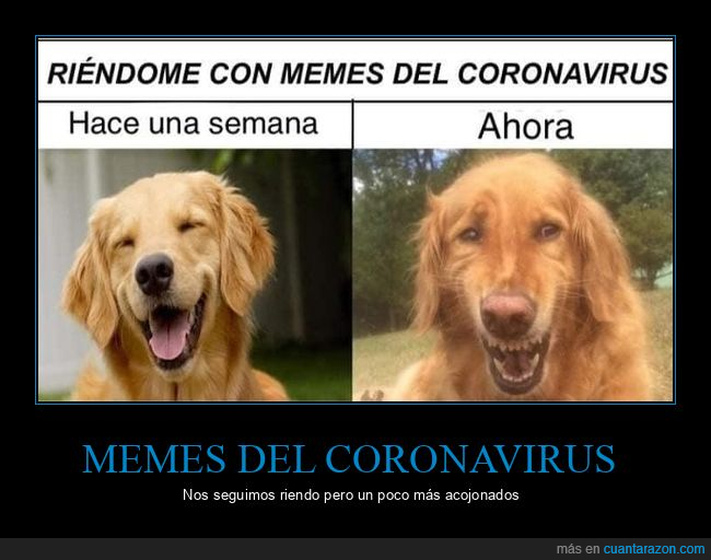 riendo,coronavirus,antes,ahora