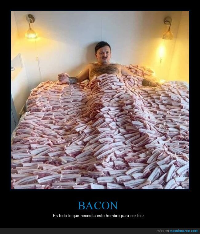 bacon,cama,wtf