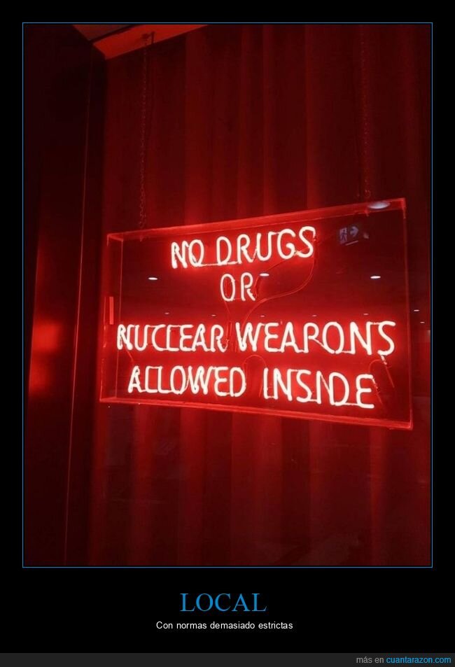 local,armas nucleares,drogas,cartel,wtf