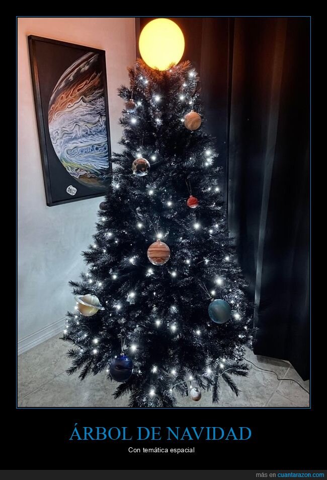 árbol de navidad,sistema solar
