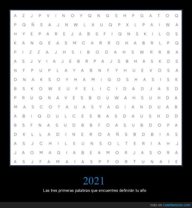 2021,sopa de letras