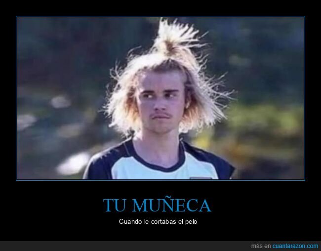 corte de pelo,justin bieber,muñeca