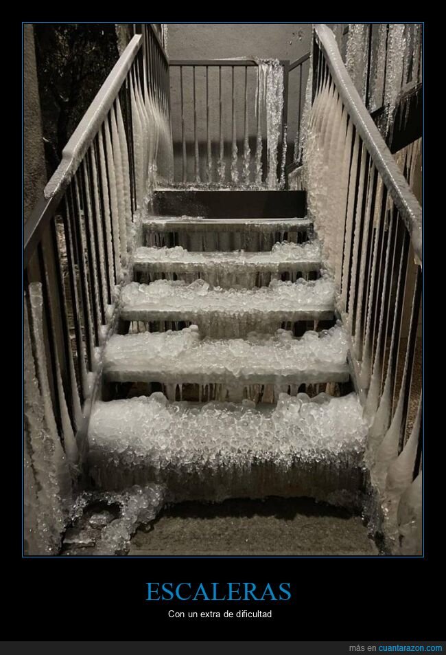 escaleras,hielo,wtf