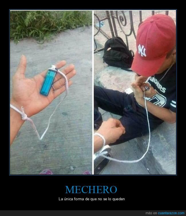 mechero,cuerda