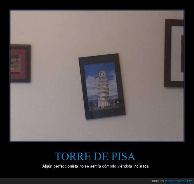 cuadro,torre de pisa