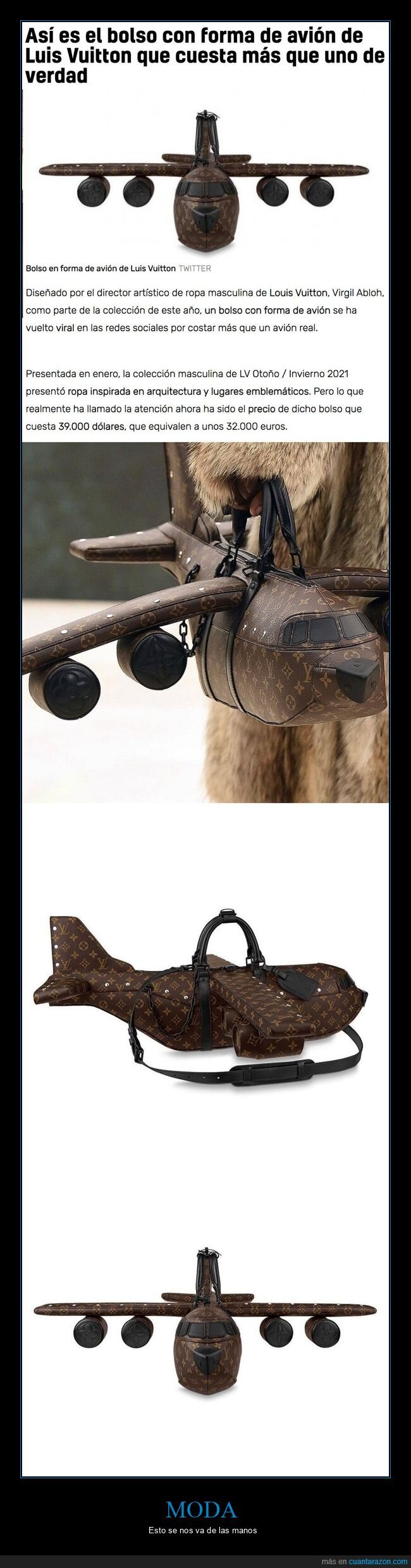 Bolso de avion de louis vuitton