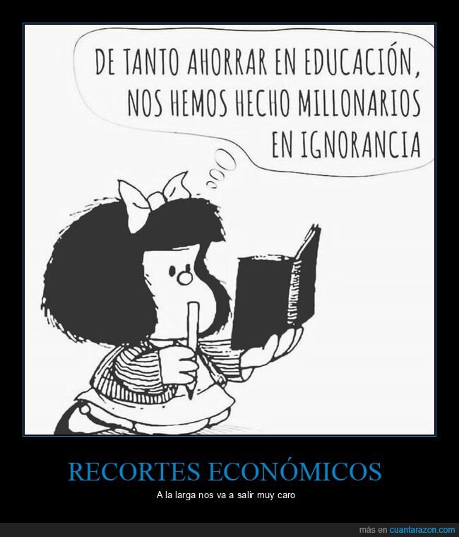 recortes,económicos,mafalda