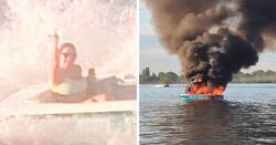 Enlace a Estos homófobos pidieron socorro a los tripulantes del bote del Orgullo al que estaban acosando tras explotar su propia embarcación