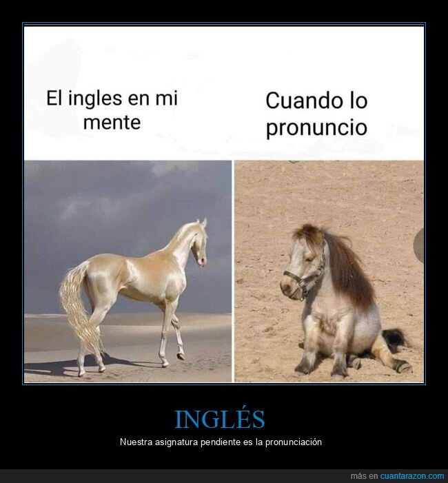 caballo,inglés,pronunciar