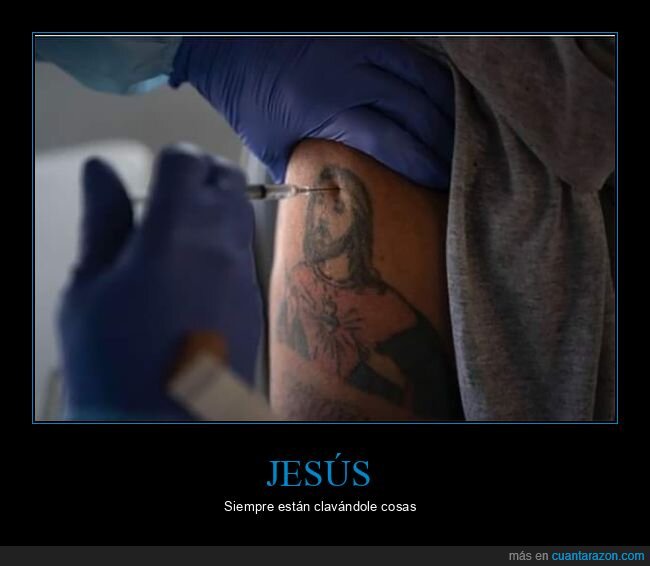 jesús,tattoo,vacuna,yisus
