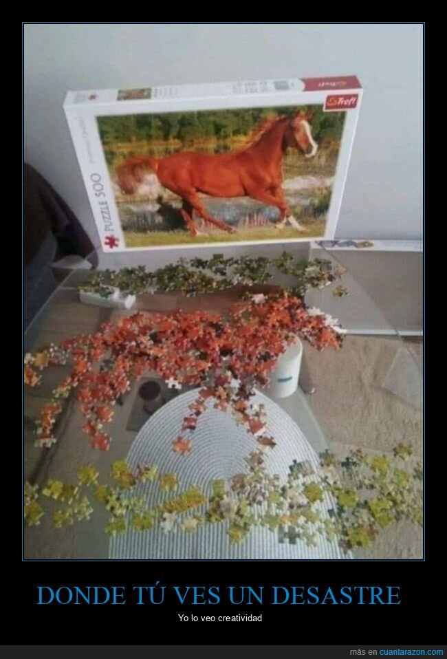 caballo,piezas,puzzle