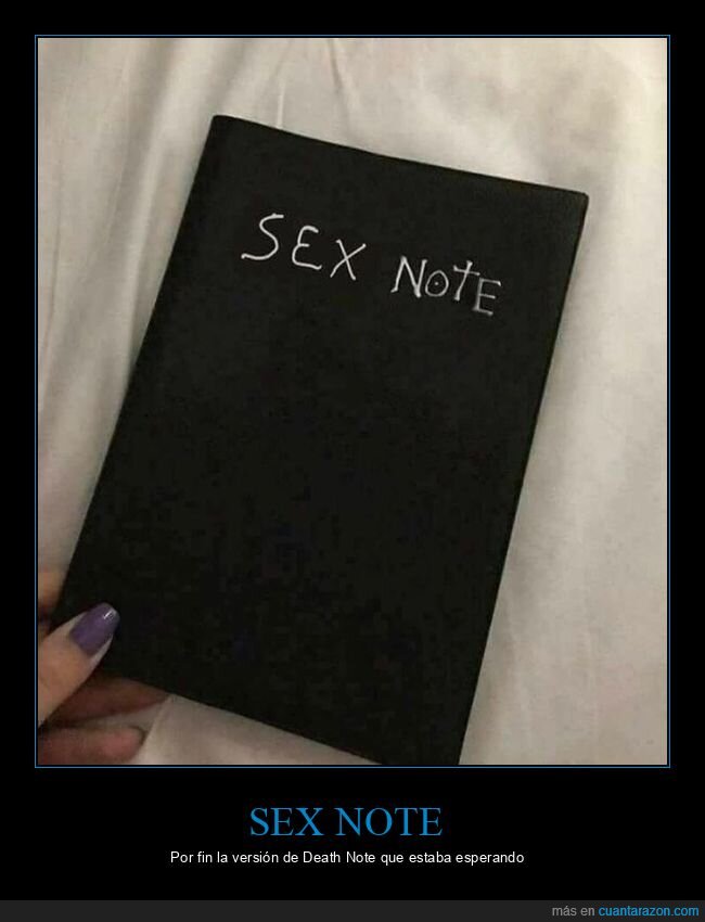 death note,sex note