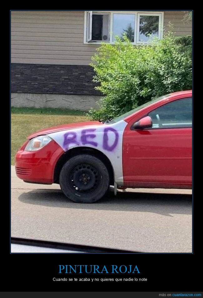 coche,pintura,rojo