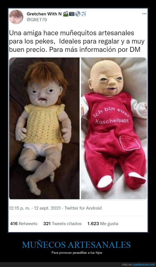 muñecos,miedo