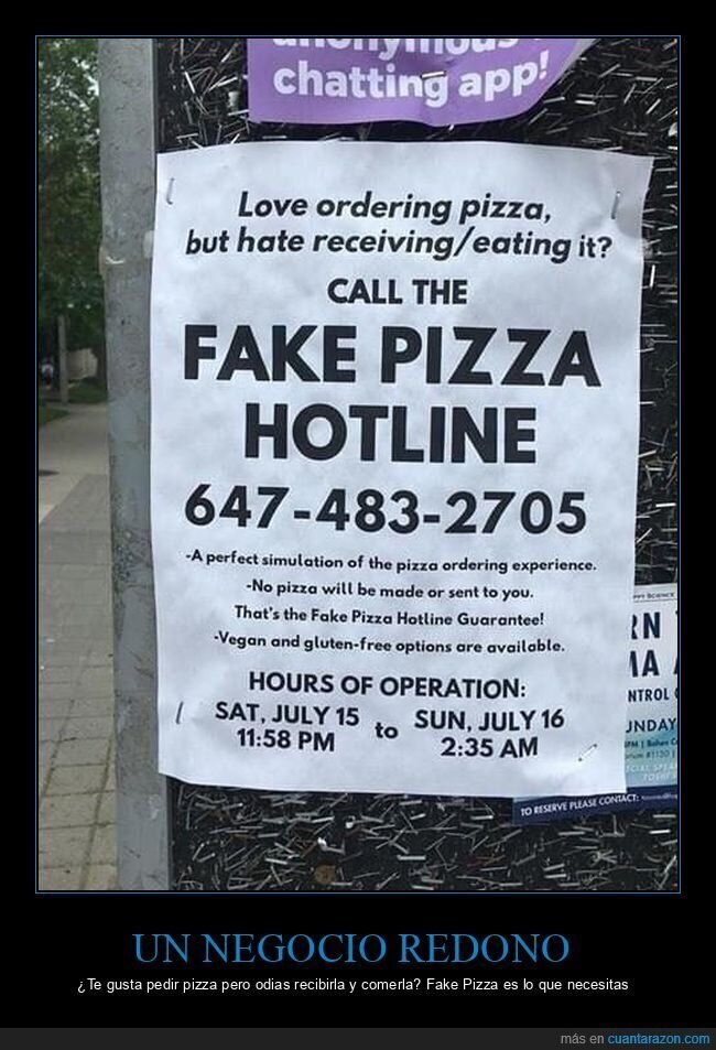 fake pizza,carteles,wtf