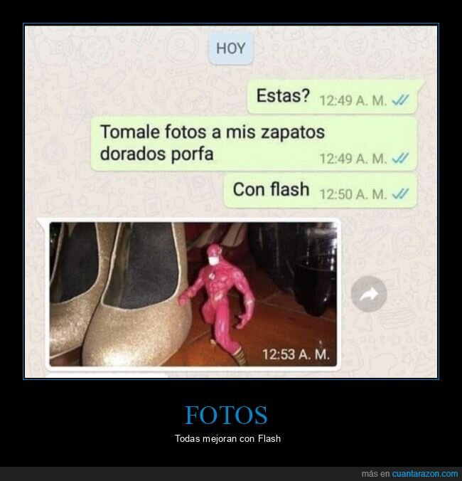 flash,foto,whatsapp,zapatos